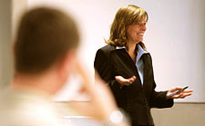 Seminarsituation mit Angelika Schaeuffelen